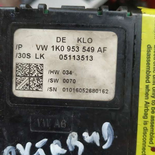 Μονάδα τιμονιού VW Skoda 1K0953549AF μεταχειρισμένη
