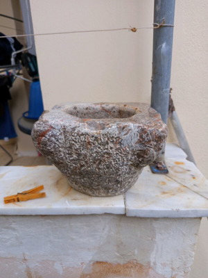 Stone mortar used