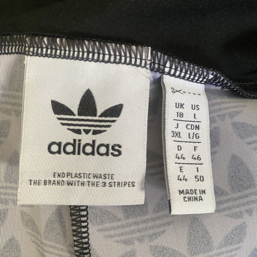 Adidas leggings XXLarge like new, black and grey