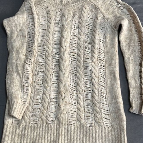 Wool sweater like new, beige