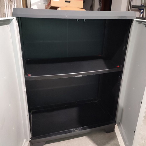 Plastic wardrobe used, dimensions approx. 100x60x40