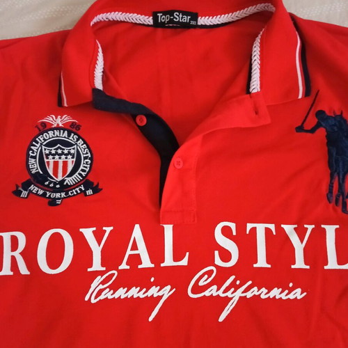 Polo shirts like new, pack of 2, red, size M-L