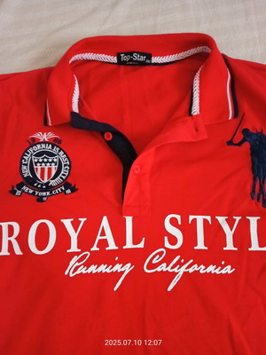 Polo shirts like new, pack of 2, red, size M-L