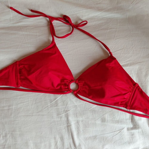 Oysho red bikini set like new, size S/M