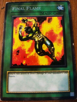 Yu-Gi-Oh card used in good condition