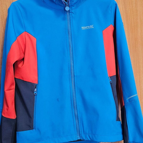 Regatta Acidity V Kids Softshell Jacket used, windproof with reflective details