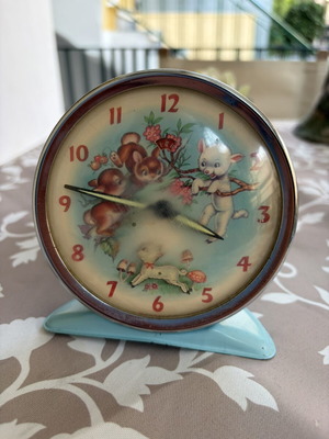 Westclox vintage table clock not working, used