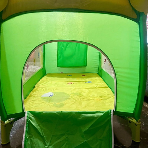 Mother Baby playpen like new with two levels and storage space