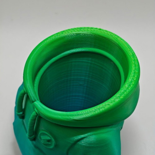Handmade hoodie pencil holder green gradient, new