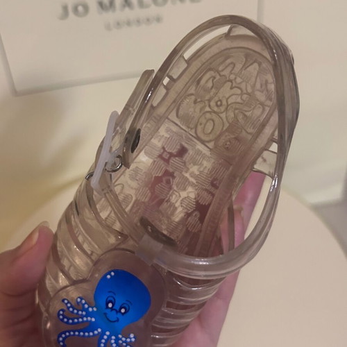 Lelli Kelly jelly unisex kids sandals size 23 like new, blue octopus design