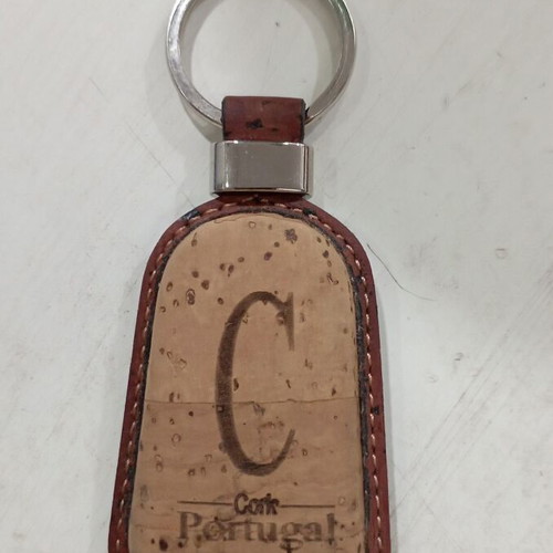 Portugal souvenir keychain used, brown