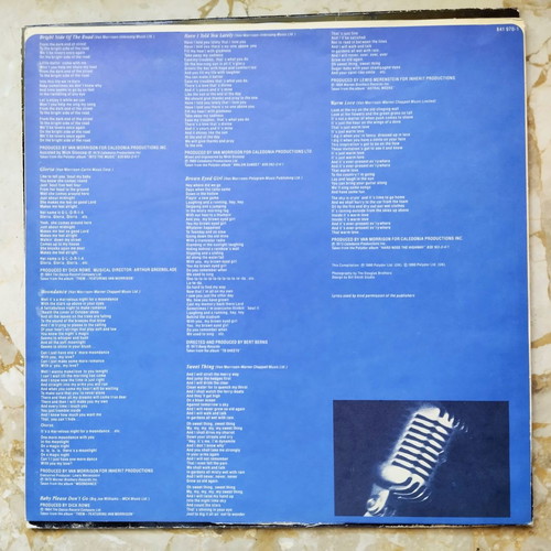 Van Morrison The Best of Van Morrison vinyl record used, rock