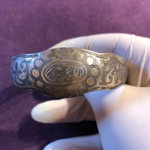 Silver bracelet from another era, possibly Ottoman