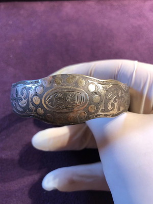 Silver bracelet from another era, possibly Ottoman