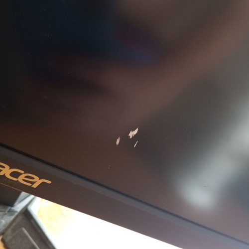 Acer Nitro QG241Y 23.8" Full HD 75Hz monitor used, screen damage