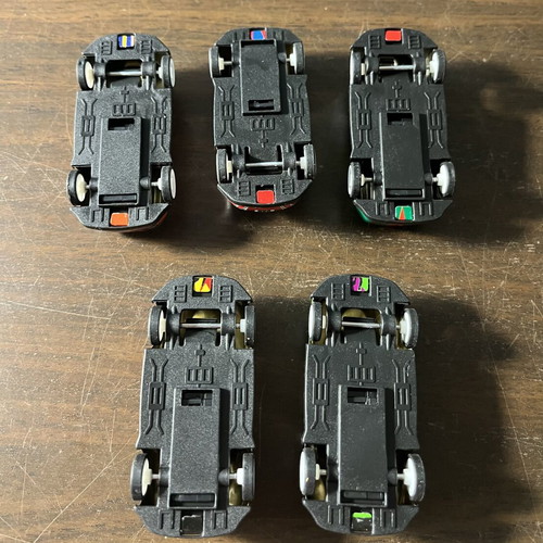 Pull Back Toy Car Set like new, 5 racing and pickup models