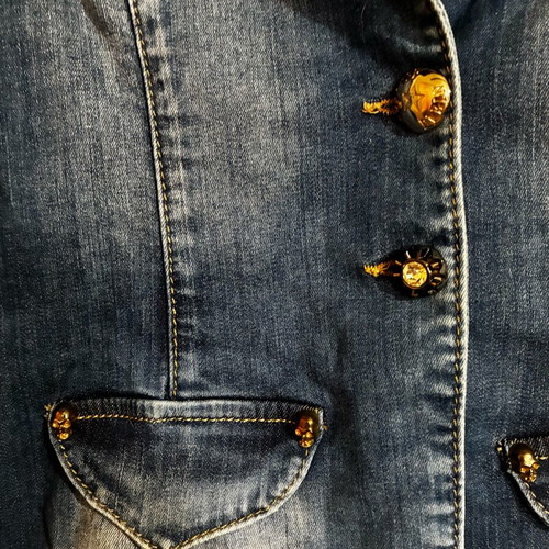 Philipp Plein denim jacket like new, blue