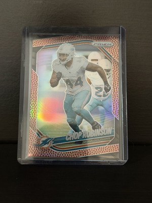 Panini Prizm 2025 Chop Robinson #20 Miami Dolphins Pigskin Prizm card new