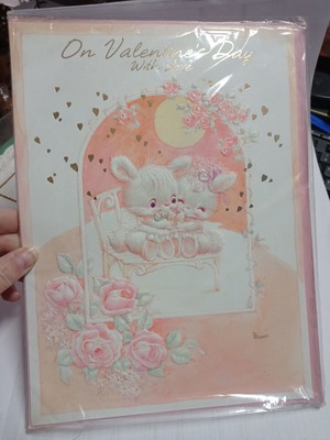 Κάρτες ευχετήριες Αγίου Βαλεντίνου μεταχειρισμένες, μεγάλες, 68 τεμάχια