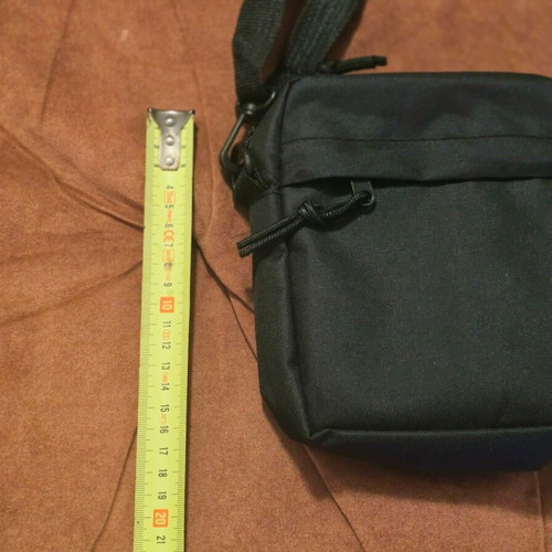 Men's shoulder bag nylon cordura black