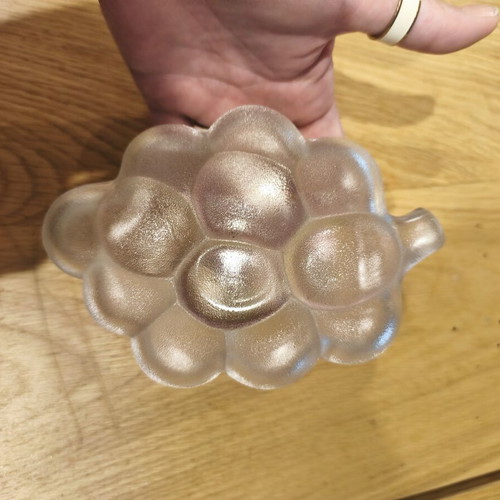 Glass storage jar like new