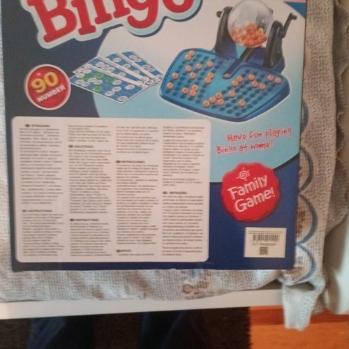 Bingo number game for small children new
