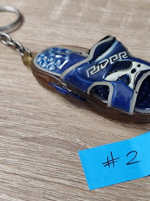 Vintage Rider Keychain sandal used with yellowing