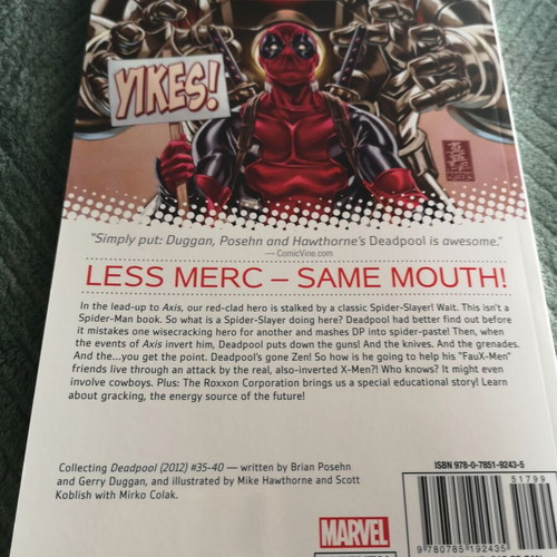Deadpool AXIS Comic #35-40 like new