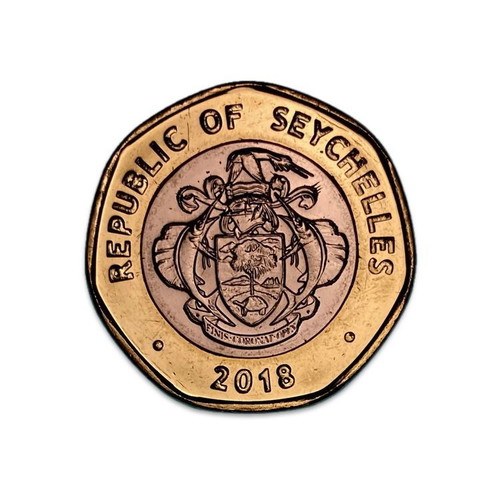 Seychelles 10 Ruppes 2018 coin new UNC K29