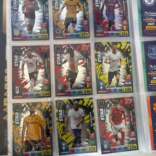 Panini Adrenalyn 2023 football cards, set of 433