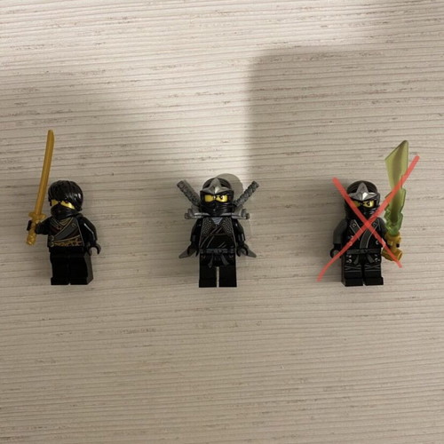 Lego Ninjago Cole minifigure used