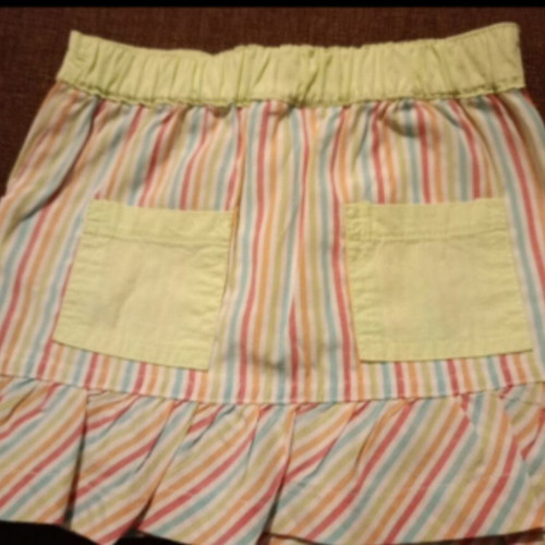 Striped summer skirt for girl Ersox's like new, 12 months, 100% cotton