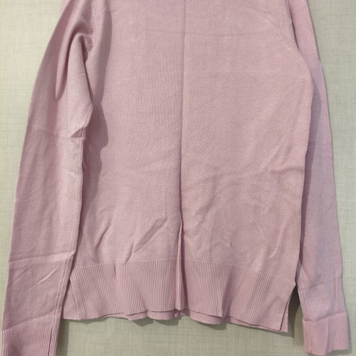 Pink Woman pink knitted blouse new, size S