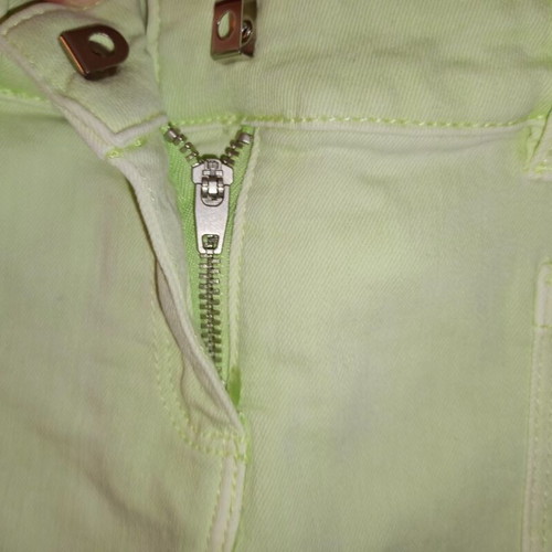 Orchestra denim shorts like new, pastel lime color