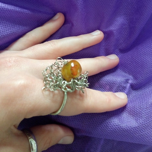 Handmade ring new, silver