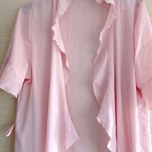 Airy pink Nota robe used, size L