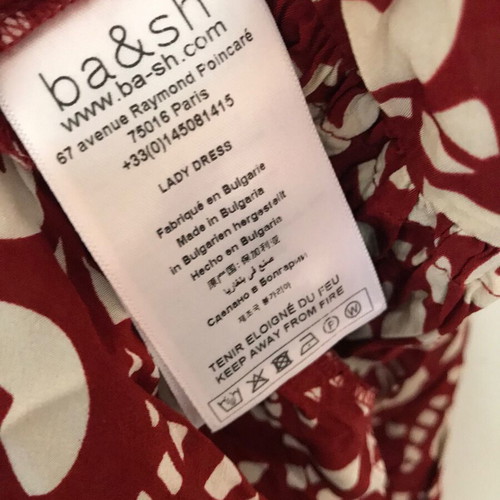Ba&sh mini dress size XS/S like new, brown and multicolor