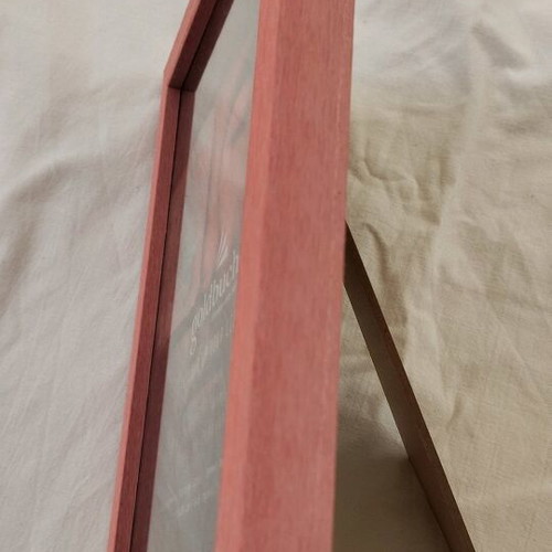 Pink frame 15x20cm for horizontal or vertical hanging