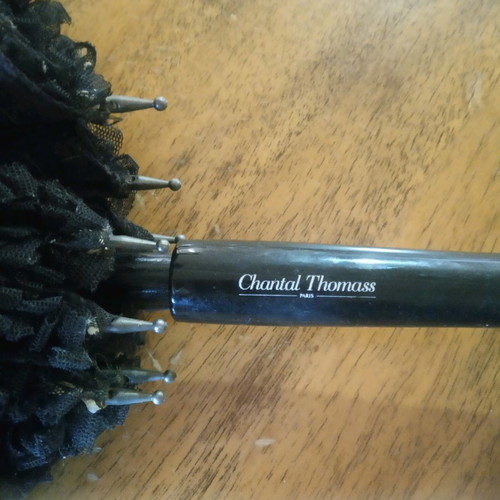 Chantai Thomass umbrella used with frills from France