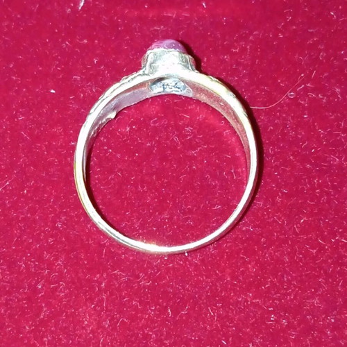 Silver ring 925 new, size 59, 19mm diameter
