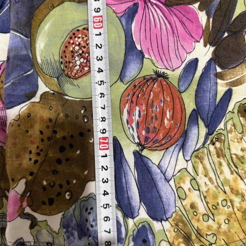 Vintage 100% viscose blouse M-L like new, multicolor