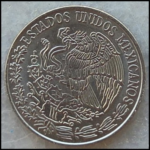 50 Centavos Mexico 1983 coin, Cuauhtémoc design