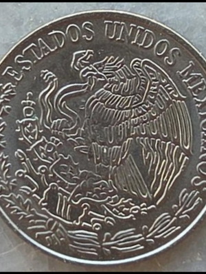 50 Centavos Mexico 1983 coin, Cuauhtémoc design