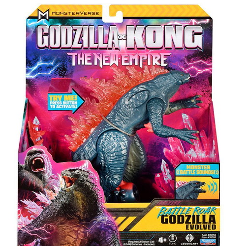 Godzilla x Kong figure with sound 18 cm new, Battle Roar Godzilla Evolved
