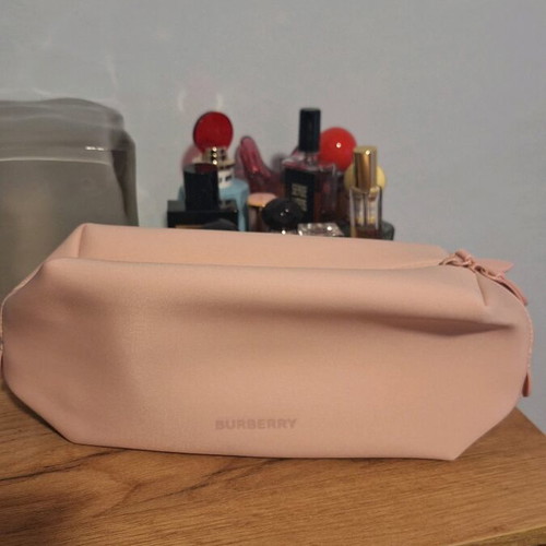 Burberry cosmetic bag new pink