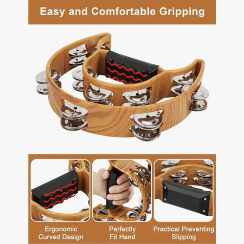 Professional tambourine new, large