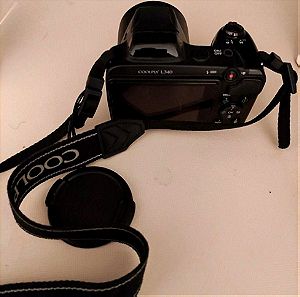 Nikon Coolpix L340 Black (με επαναφορτιζόμενες μπαταριες)