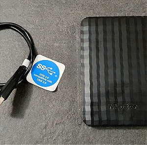 Maxtor M3 Portable 1ΤΒ USB 3.0 Εξωτερικός Σκληρός Δίσκος - HDD 2.5"