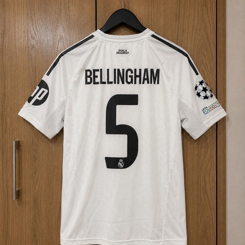 Adidas Real Madrid Bellingham #5 jersey, size L