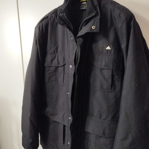 Adidas men's jacket black like new, very warm